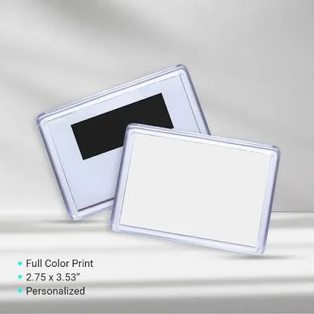 Acrylic Ref Magnet - 9.5 cm x 7 cm