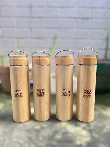 Customized Bamboo Tumbler - Laser Print